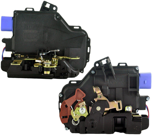 Rear Left Door Lock Mechanism 7 Pins For Seat/Skoda/Vw/Jaguar - D2P Autoparts