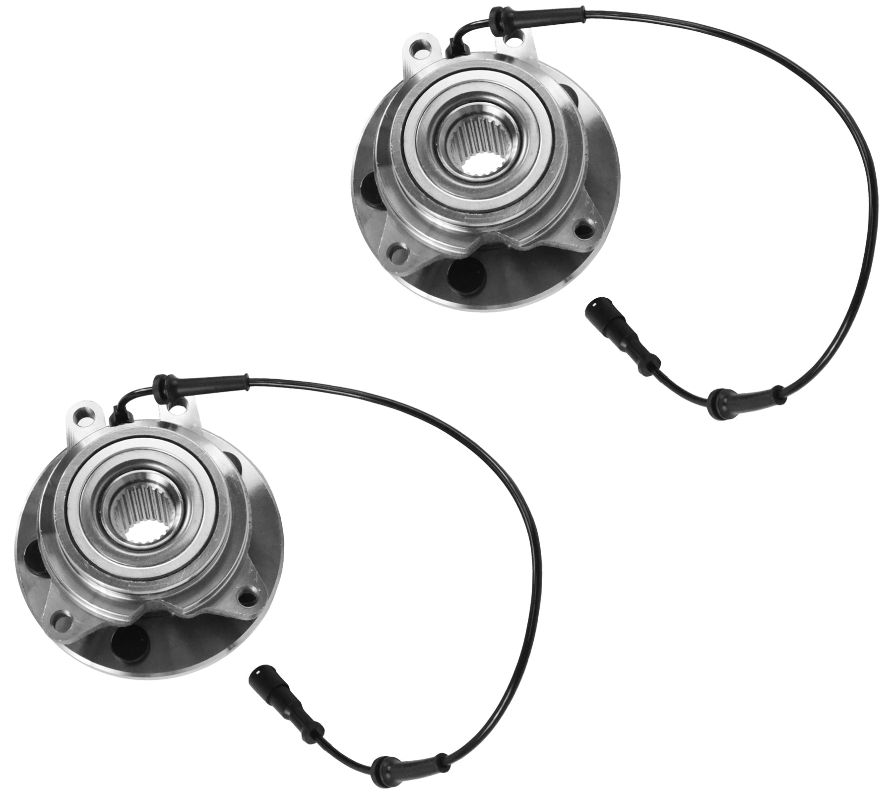 Rear (Left + Right Pair) Wheel Bearings Hub + Abs Sensor For Land Rover: Discovery TAY100050 - D2P Autoparts