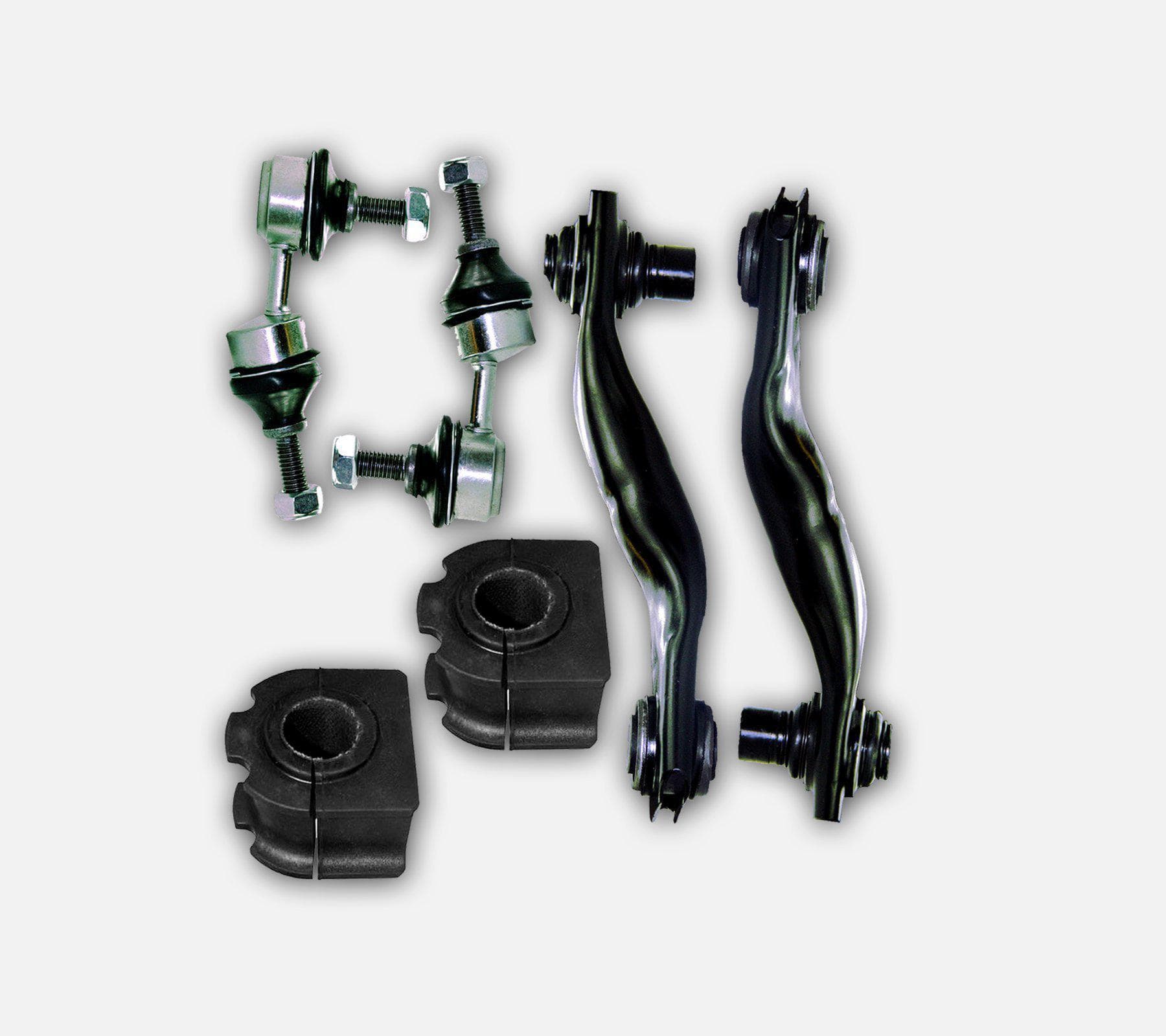 Rear Lower Control Arms, Drop-Links & Bushes Kit For Jaguar X-Type - D2P Autoparts