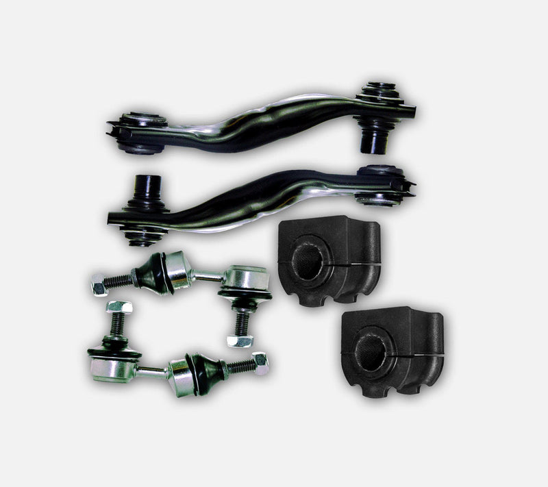Rear Lower Control Arms, Drop-Links & Bushes Kit For Jaguar X-Type - D2P Autoparts