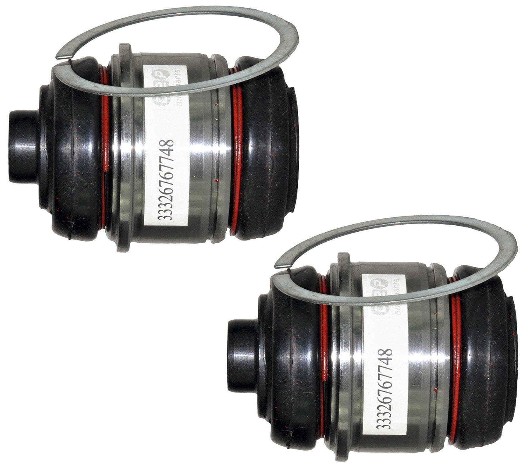 Rear Lower Suspension Ball Joint Rose Bushes Pair (Left & Right Sides) For BMW: 5 Series, 6 Series, 7 Series, X5, Z8 - D2P Autoparts