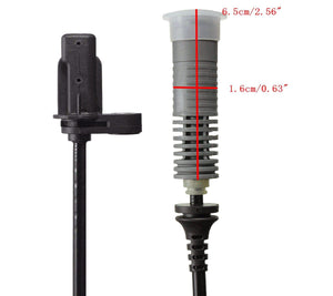 Rear Wheel Abs Speed Sensor (Left Or Right) For BMW: 1 Series, and 3 Series, 34526762466 - D2P Autoparts