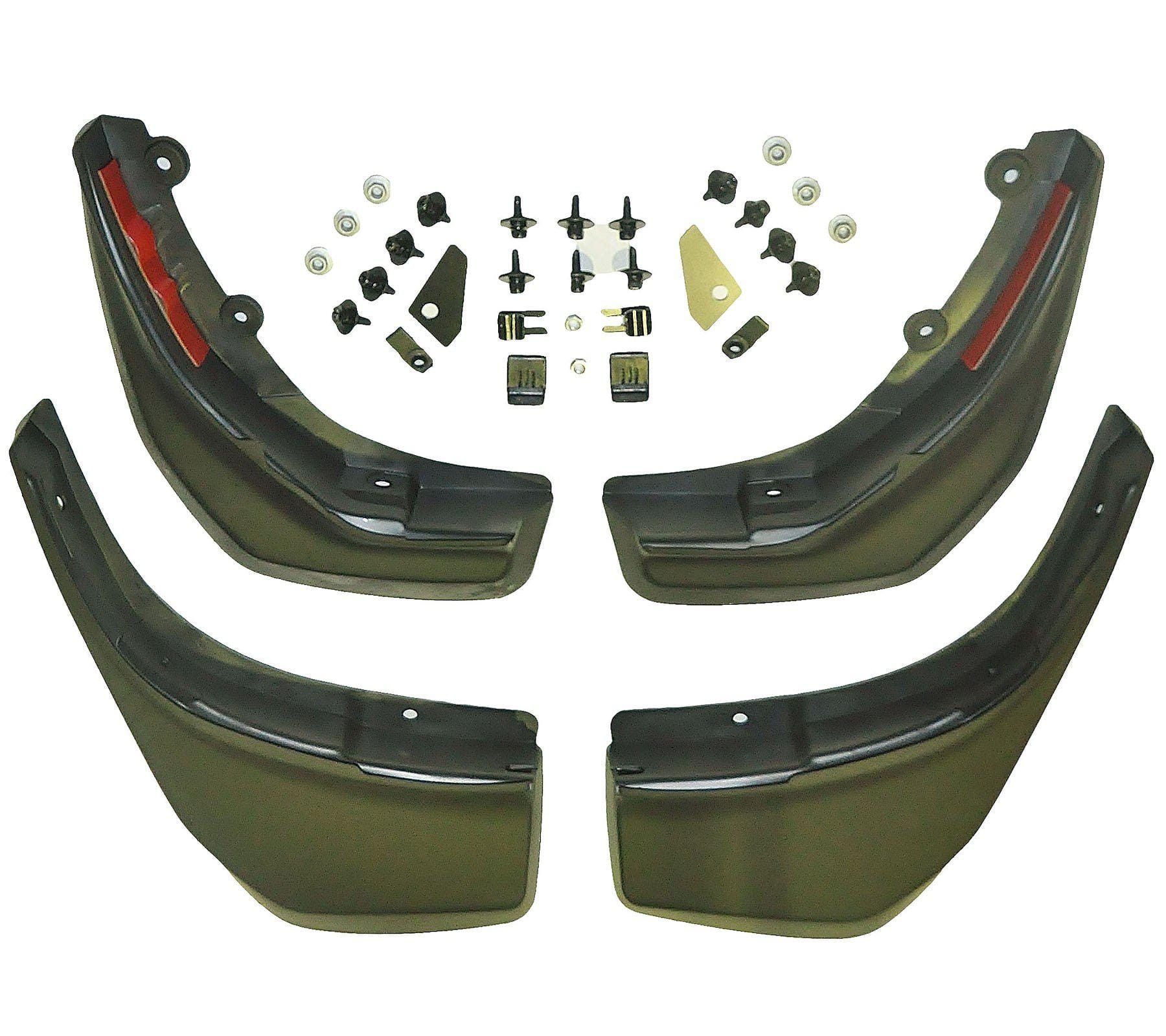 Set Of 4 Front & Rear Mudguards/Mud Flaps Kit For Land Rover - D2P Autoparts