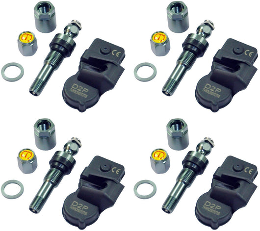 Set Of 4 Tyre Pressure Sensor Tpms Valve For Audi/Vw/Seat/Skoda/Bentley/Porsche - D2P Autoparts