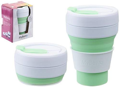 Summit Mybento Pop Cup 355Ml Collapsible Silicone Coffee Cup Mug Travel - D2P Autoparts
