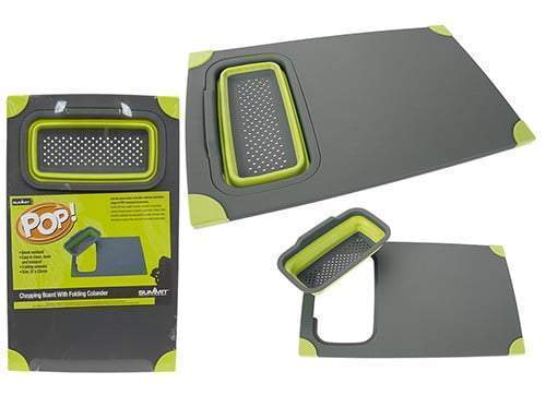 Summit Pop Non Slip Cutting Chopping Board Rectangle Kitchen Food Chopboard Blue - D2P Autoparts