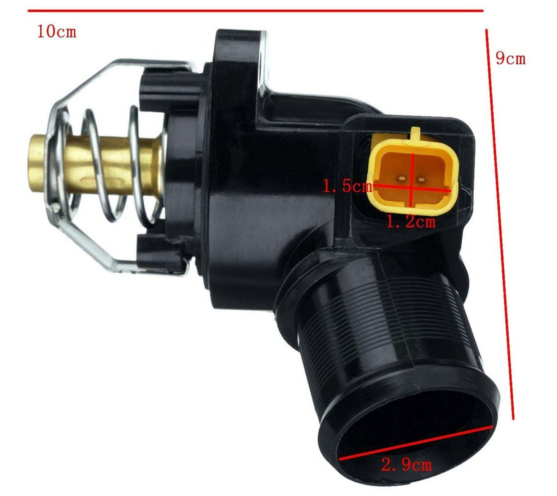 Temperature Coolant Thermostat Housing For Peugeot, Citroen, and Fiat 1336Z2 - D2P Autoparts