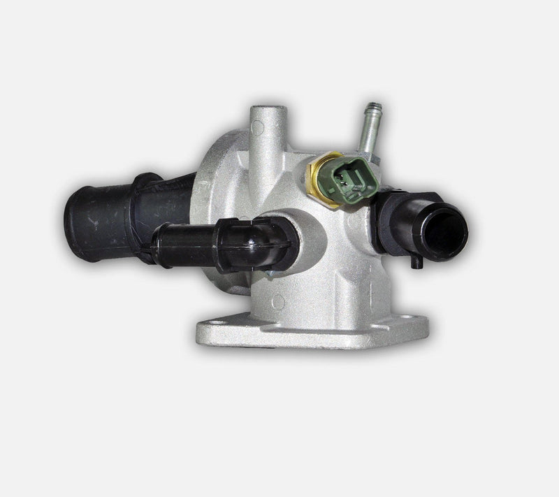 Thermostat + Housing (2 Pins) For Fiat, Ford, Lancia, Suzuki, and Vauxhall-Opel 1538707 - D2P Autoparts