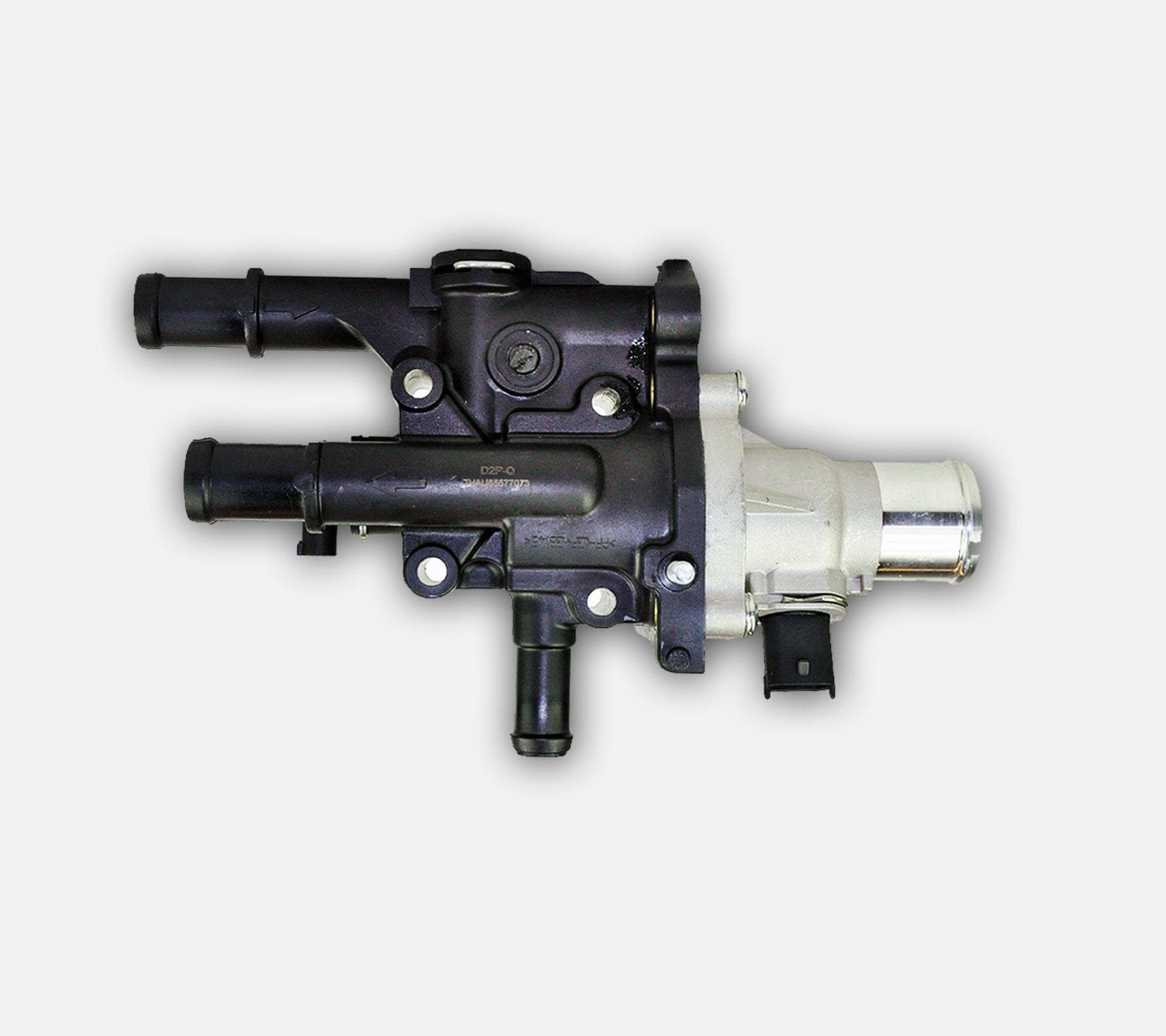 Thermostat Housing & Sensor (2 Pins) For Alfa Romeo, Chevrolet, Opel-Vauxhall, Seat, Skoda and VW - D2P Autoparts