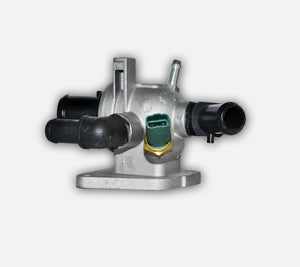 Thermostat Housing + Sensor (2 Pins) For Alfa Romeo, Fiat, Lancia, Opel-Vauxhall, Suzuki - D2P Autoparts