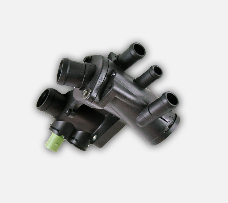 Thermostat With Housing & Sensor (87 °C, 102 °C) For Vw/Seat/Skoda - D2P Autoparts