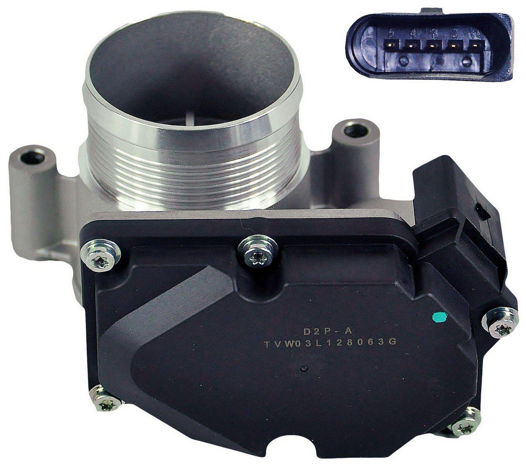 Throttle Body (5 Pins) For Audi, VW, Seat, and Skoda 03L128063T - D2P Autoparts
