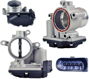 Throttle Body (5 Pins) For Audi, VW, Seat, and Skoda 03L128063T - D2P Autoparts