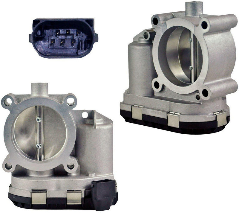 Throttle Body (6 Pins Electric) For Mercedes-Benz: A-Class, B-Class, C-Class, E-Class, SLK, A2661410525 - D2P Autoparts