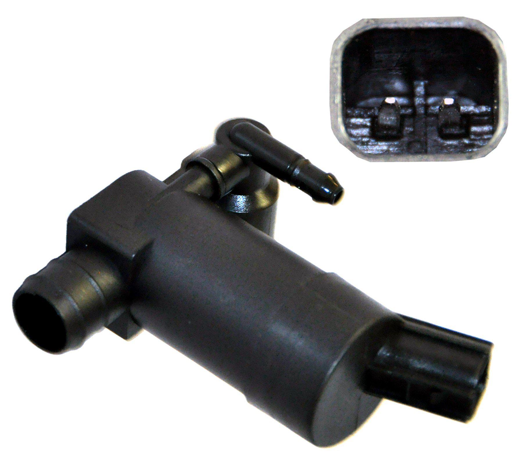 Twin Outlet Windscreen Washer Pump For Citroen/Ford/Volvo - D2P Autoparts