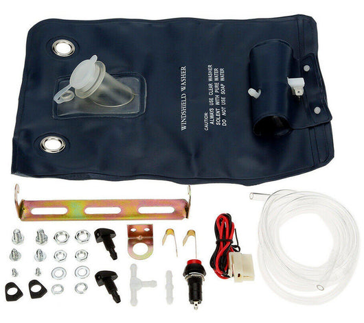Universal 12 Volt Windscreen Washer Bag Kit With Pump, Jets & Switch Awp23 - D2P Autoparts